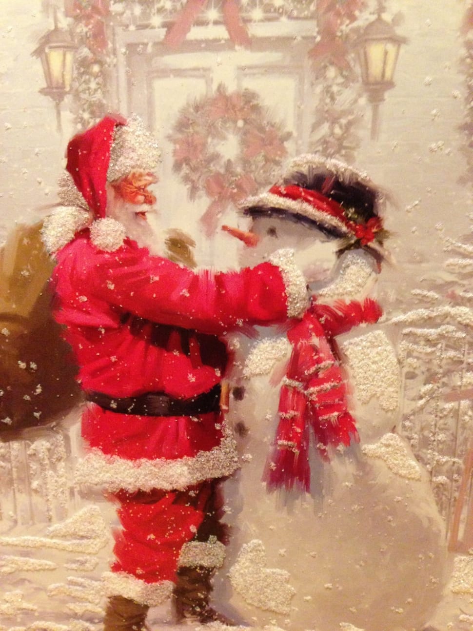 Santa, Christmas, Snowman, Winter, winter, cold temperature preview