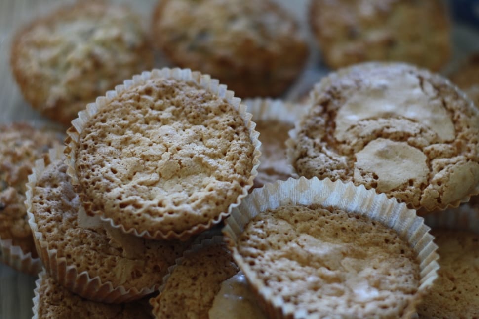 close up photography of muffins preview