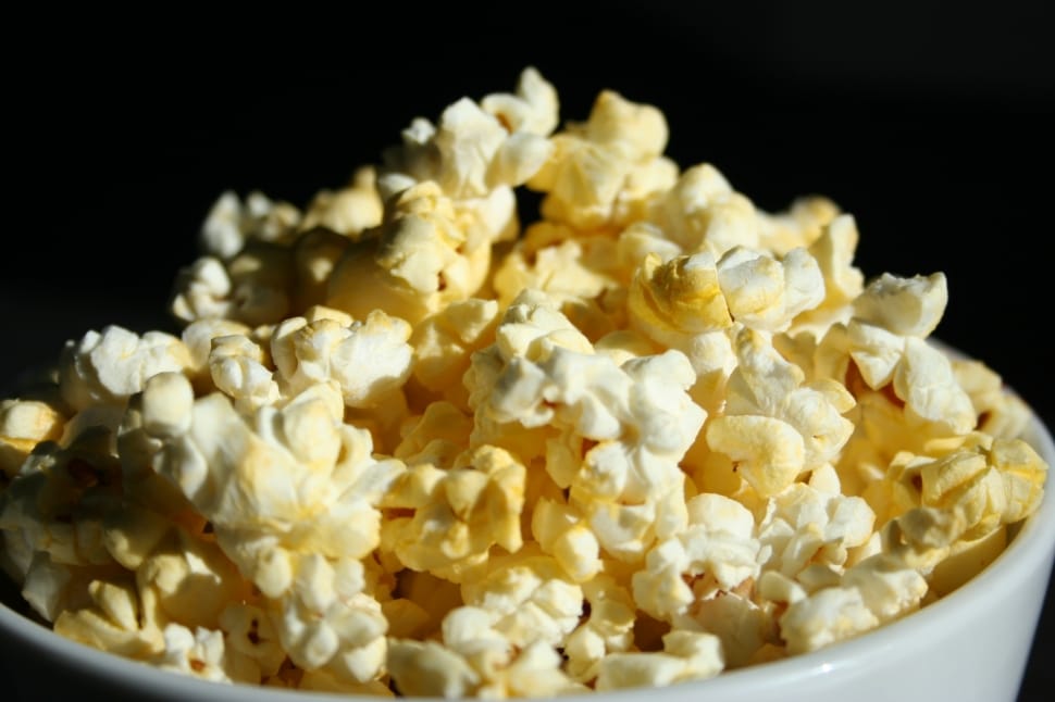 popcorn on white ceramic bowl preview