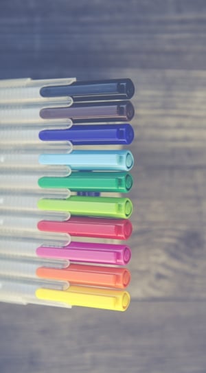 teal green and blue multicolored pens thumbnail