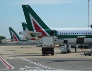 white red and green airplane thumbnail