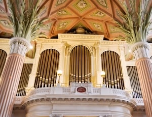 silver organ pipes in cathedral thumbnail