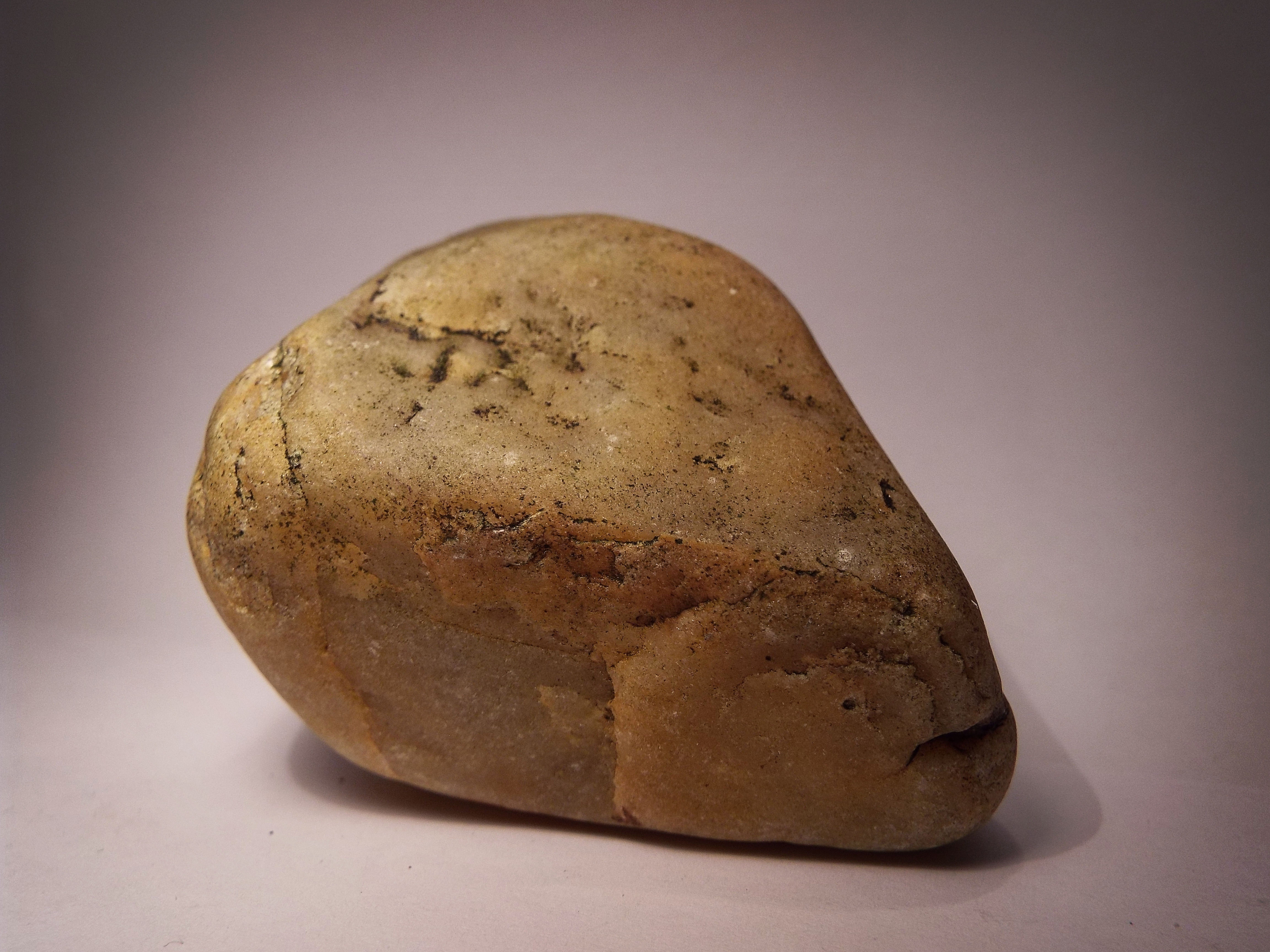 brown stone fragment