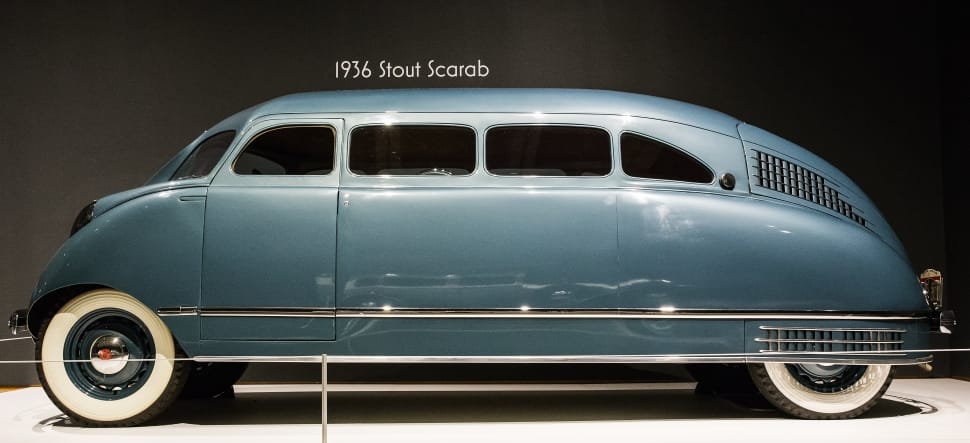 1936 blue stout scarab scale model preview