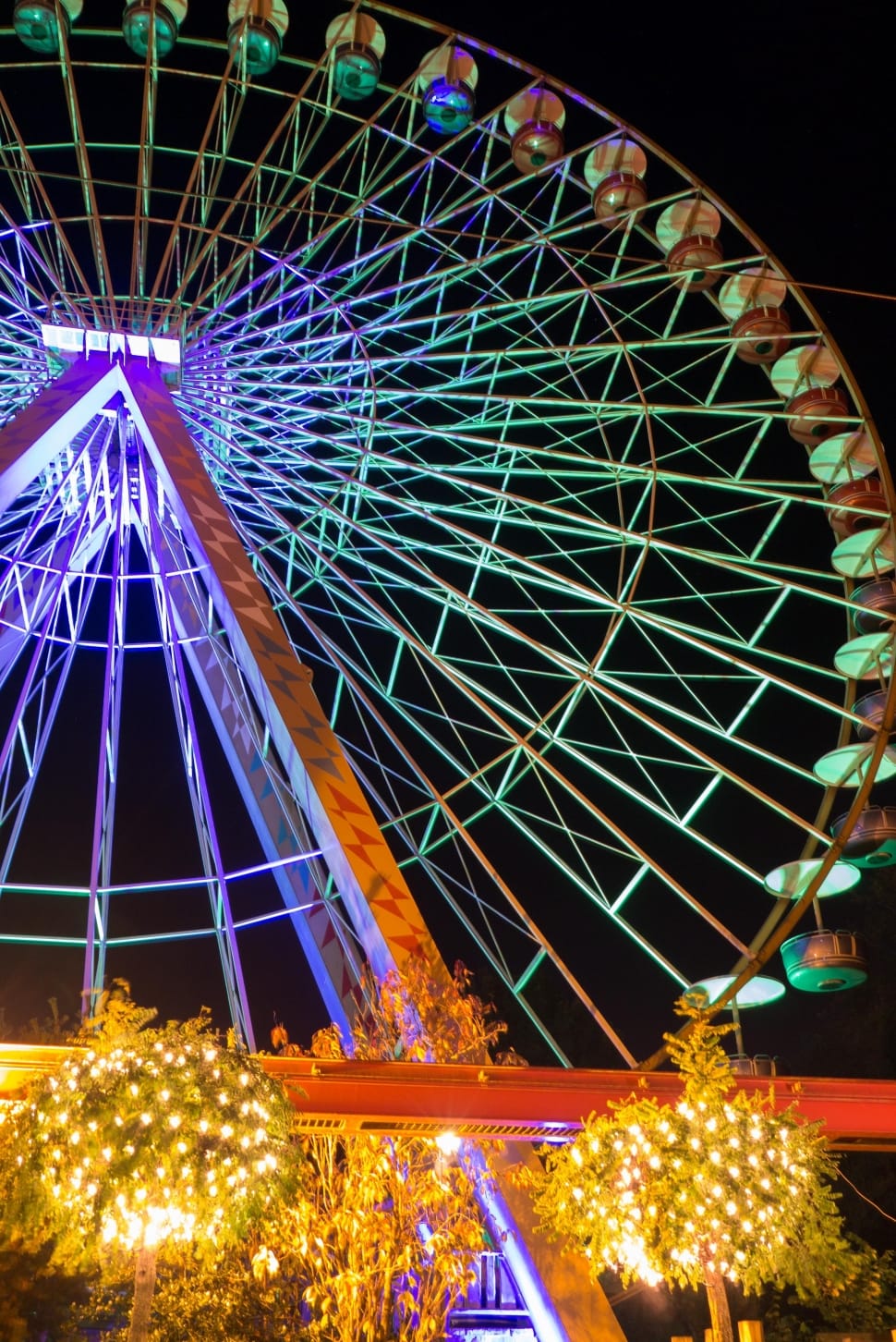 Slagharen, Theme Park, Netherlands, ferris wheel, illuminated preview