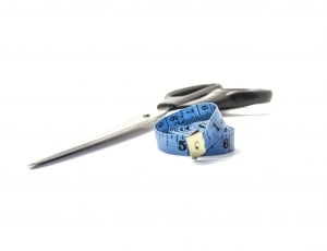 black scissor and blue tape measure thumbnail
