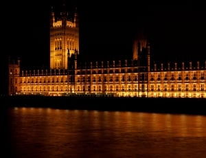 Architecture, Britain, Building, City, night, reflection thumbnail