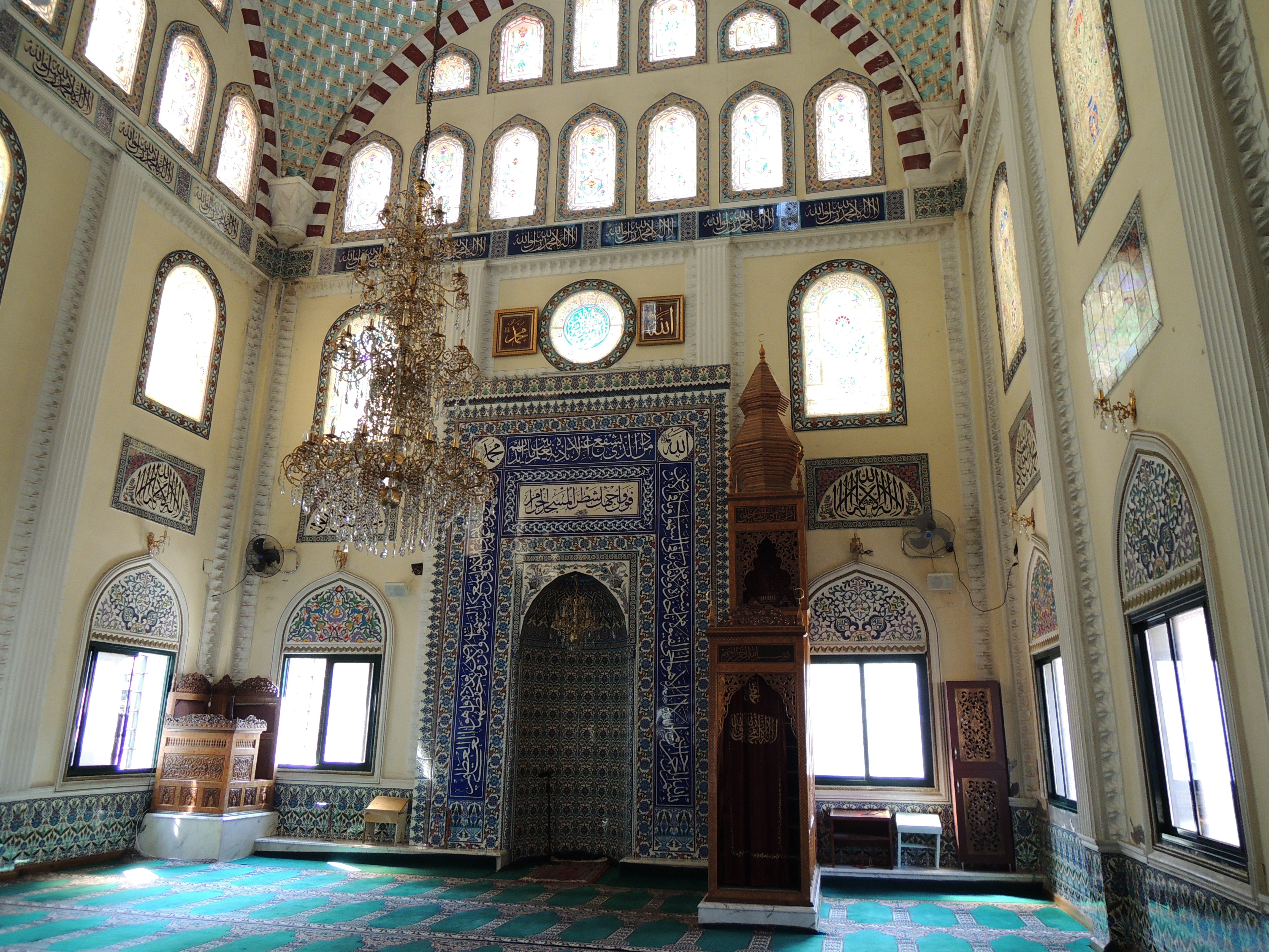 Turkey, Mosque, Blue, Blue Mosque, Izmir, window, arch