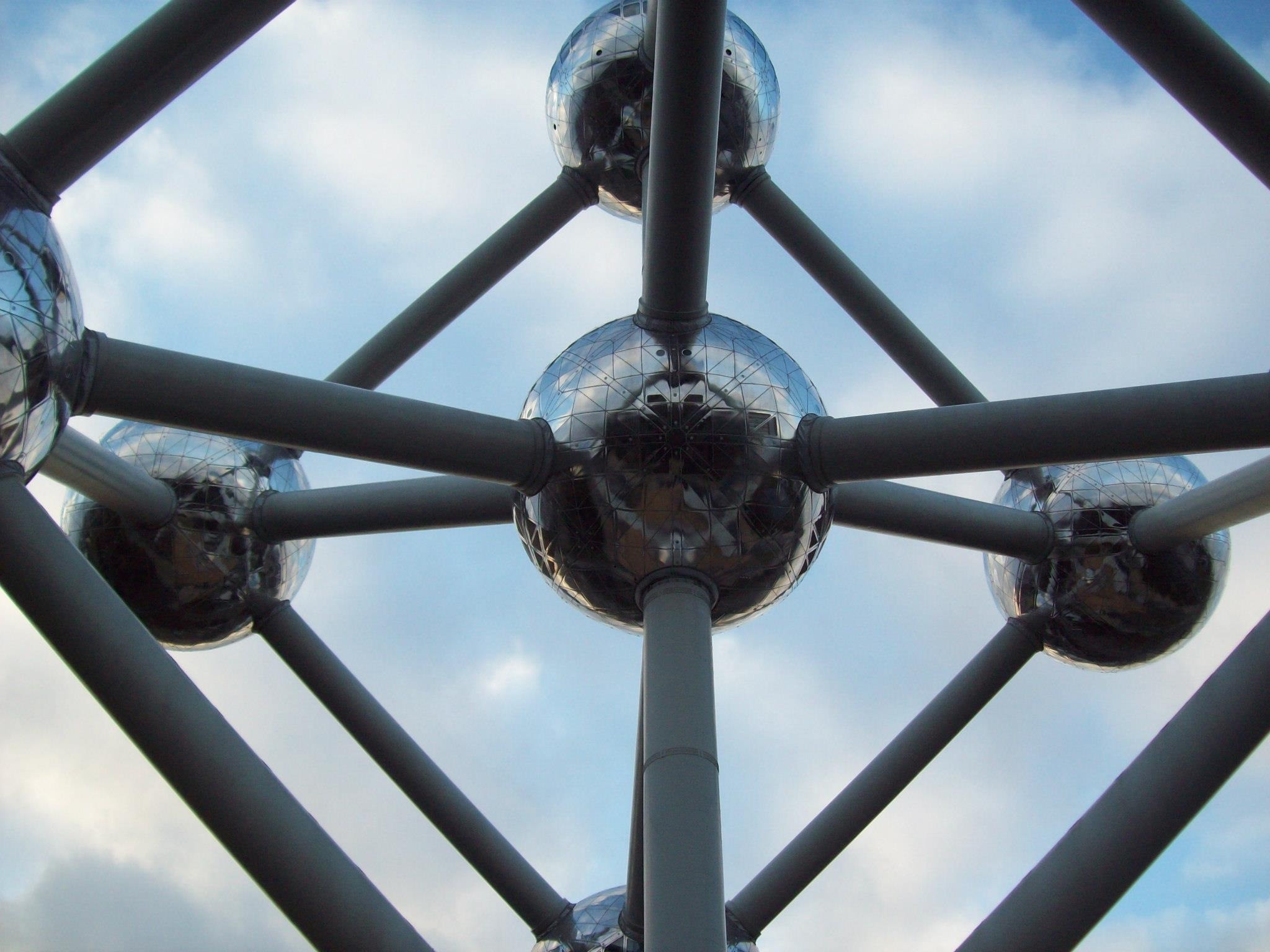 Brussels, Atomium, Atom, Molecule, wheel, outdoors