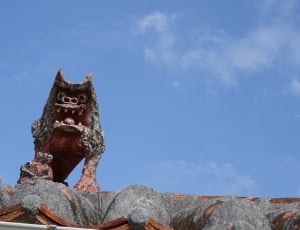 Sky, Okinawa, Roof, Dragon, Stome, religion, statue thumbnail