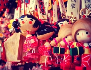 japanese michina dolls lot thumbnail