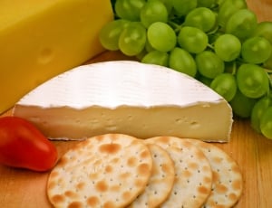 Cheese, Crackers, Grapes, Camembert, food and drink, food thumbnail