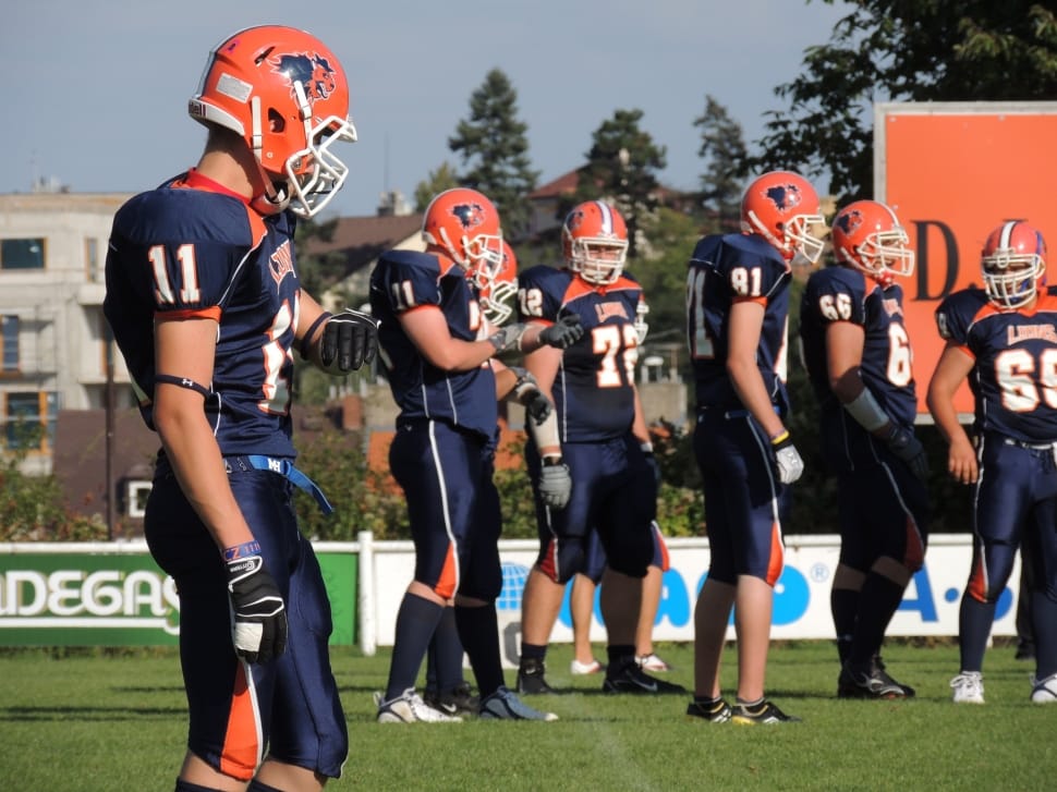 Preparation, American Football, Helmets, sport, group of people preview