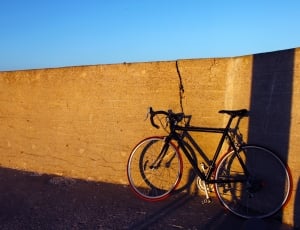 blue, sky, sunny, day, bicycle, transportation thumbnail