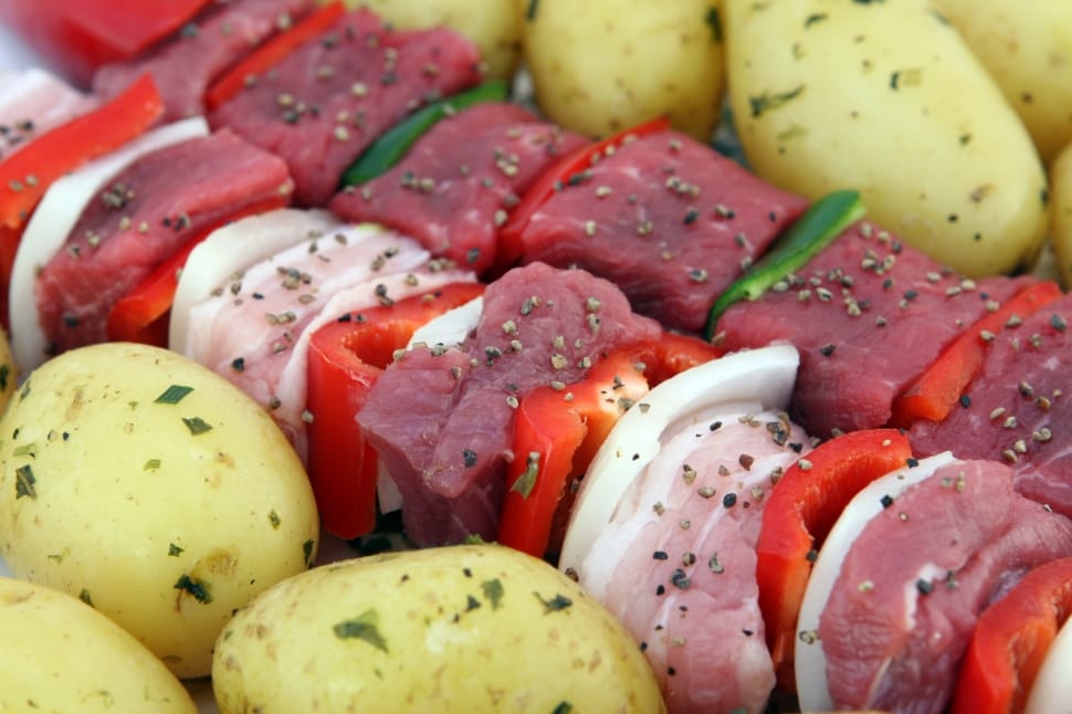 raw meat with potatoes preview