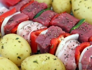 raw meat with potatoes thumbnail