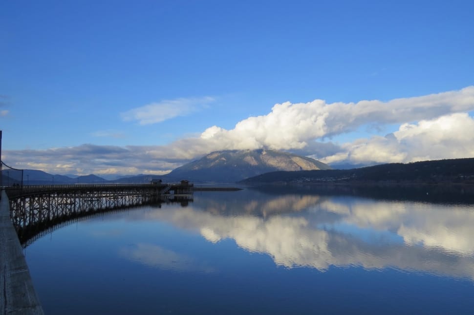 large body of water in during cloudy day preview