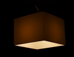 beige square pendant lamp thumbnail