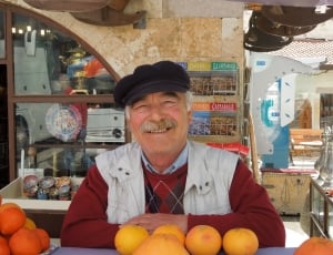 Market, Oranges, Seller, Turkey, Stall, food and drink, mature adult thumbnail