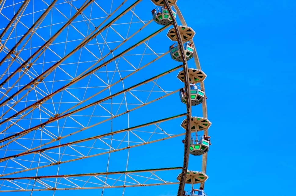Ferris Wheel, Rides, Fair, Folk Festival, blue, clear sky preview