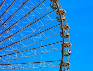 Ferris Wheel, Rides, Fair, Folk Festival, blue, clear sky thumbnail