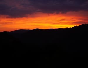 mountain during twilight thumbnail