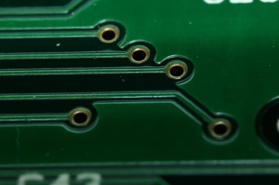 green circuit board preview