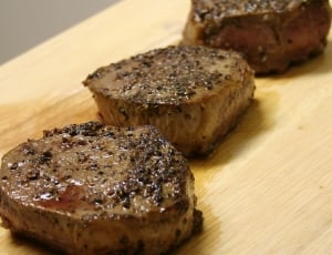 Steaks, Cooked, Meat, Beef, Dinner, Meal, food and drink, food thumbnail