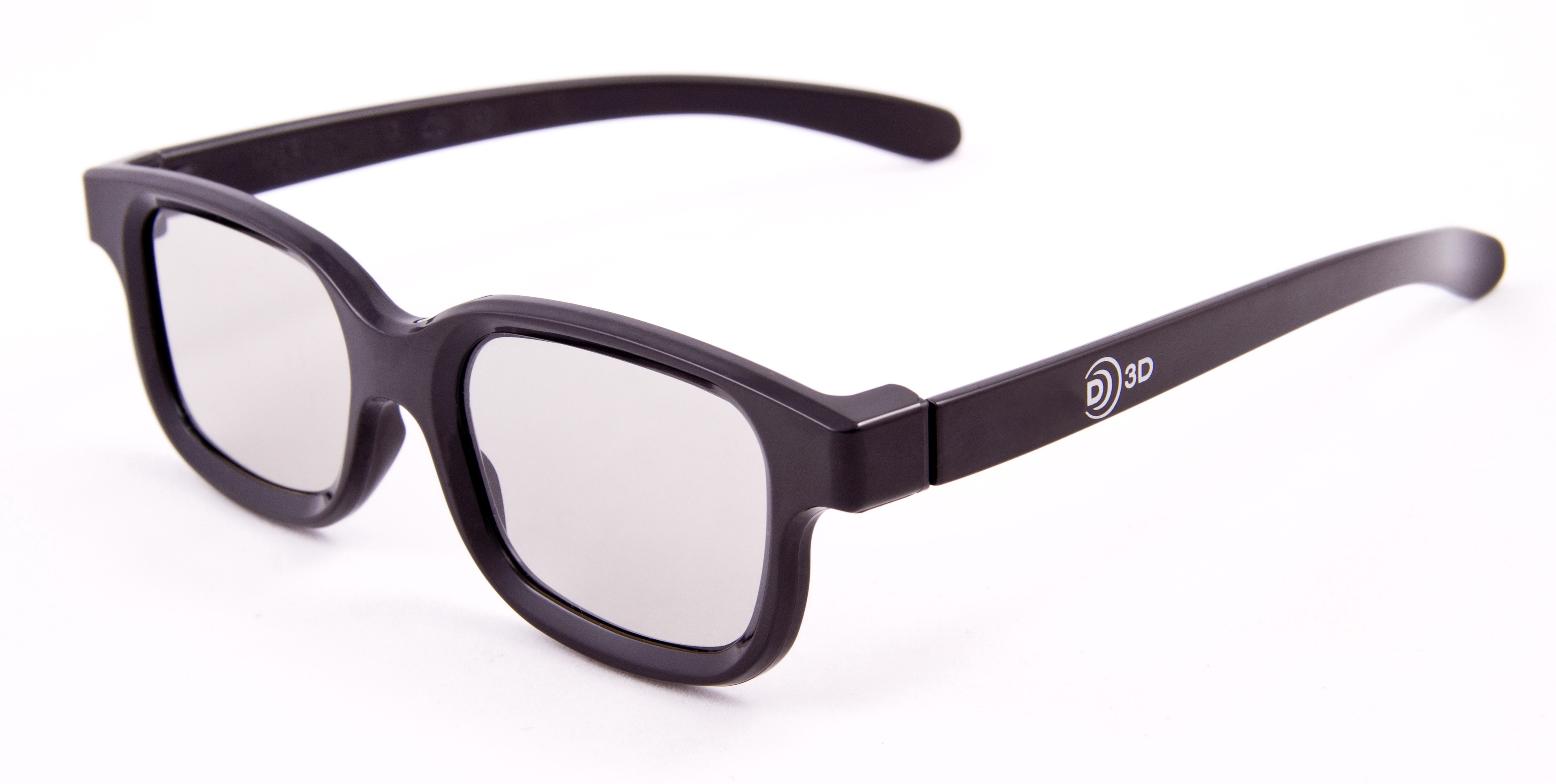 black frame eyeglasses