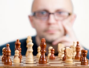 brown and beige chess board thumbnail