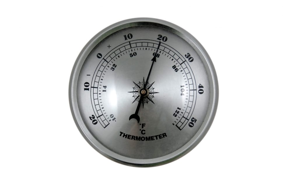 gray and black analog Thermometer preview