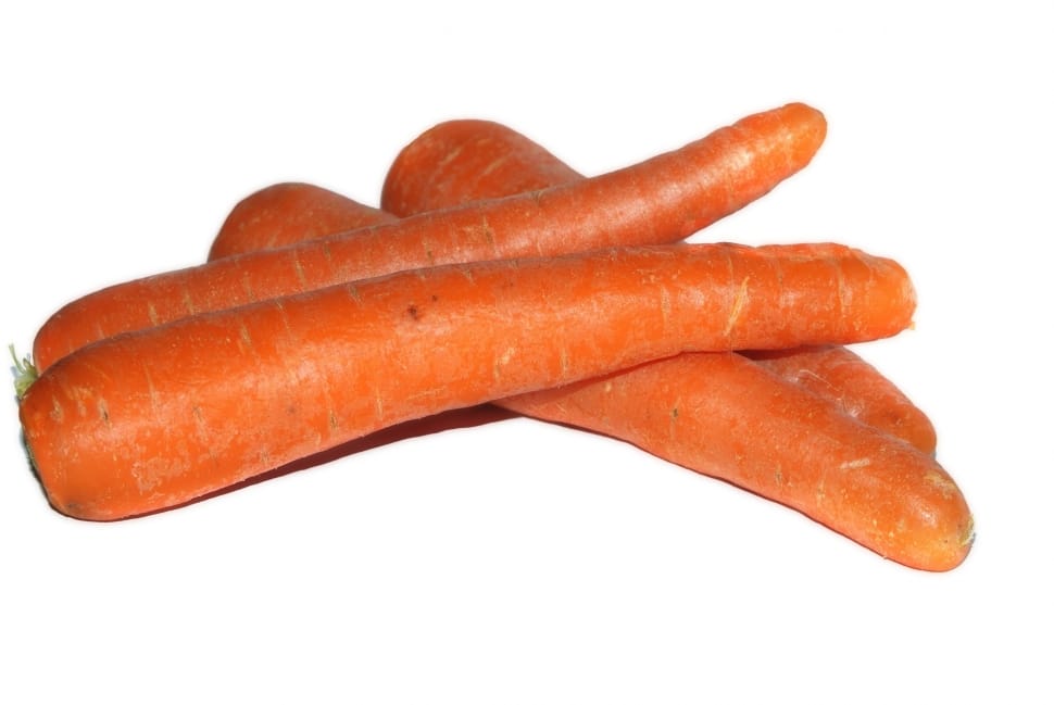 4 orange carrots preview
