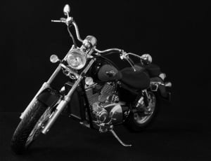 silver and black cruiser motorcycle thumbnail