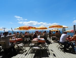 Austria, Umbrellas, Restaurant, chair, table thumbnail