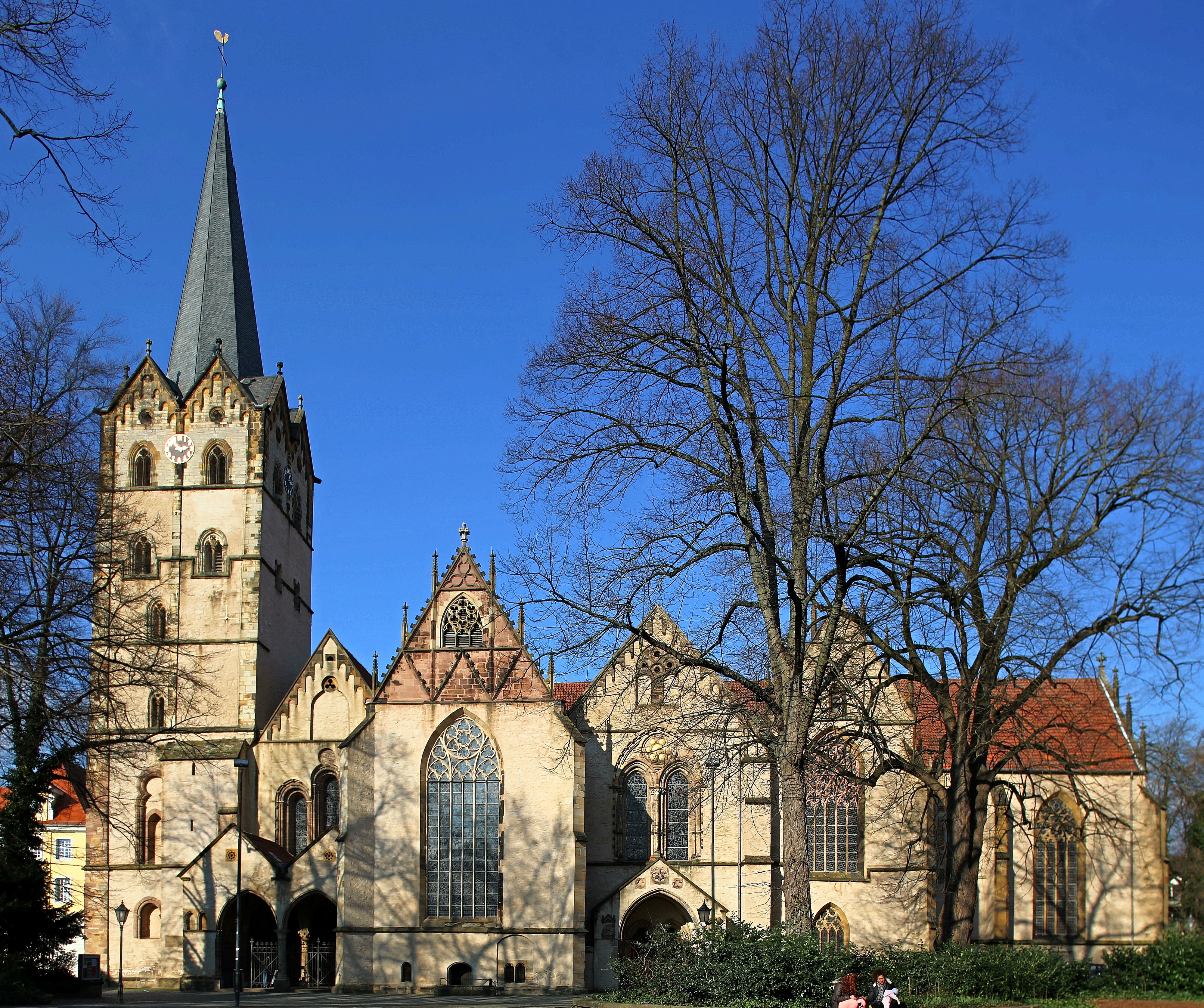 Sunbathe Seven, Herford, Muenster Church, architecture, history