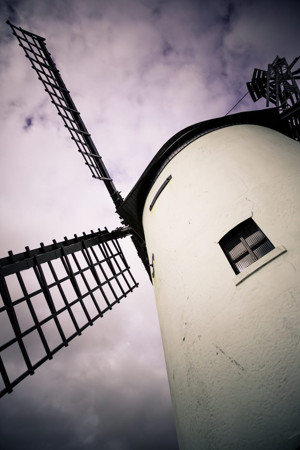 white and black windmill preview