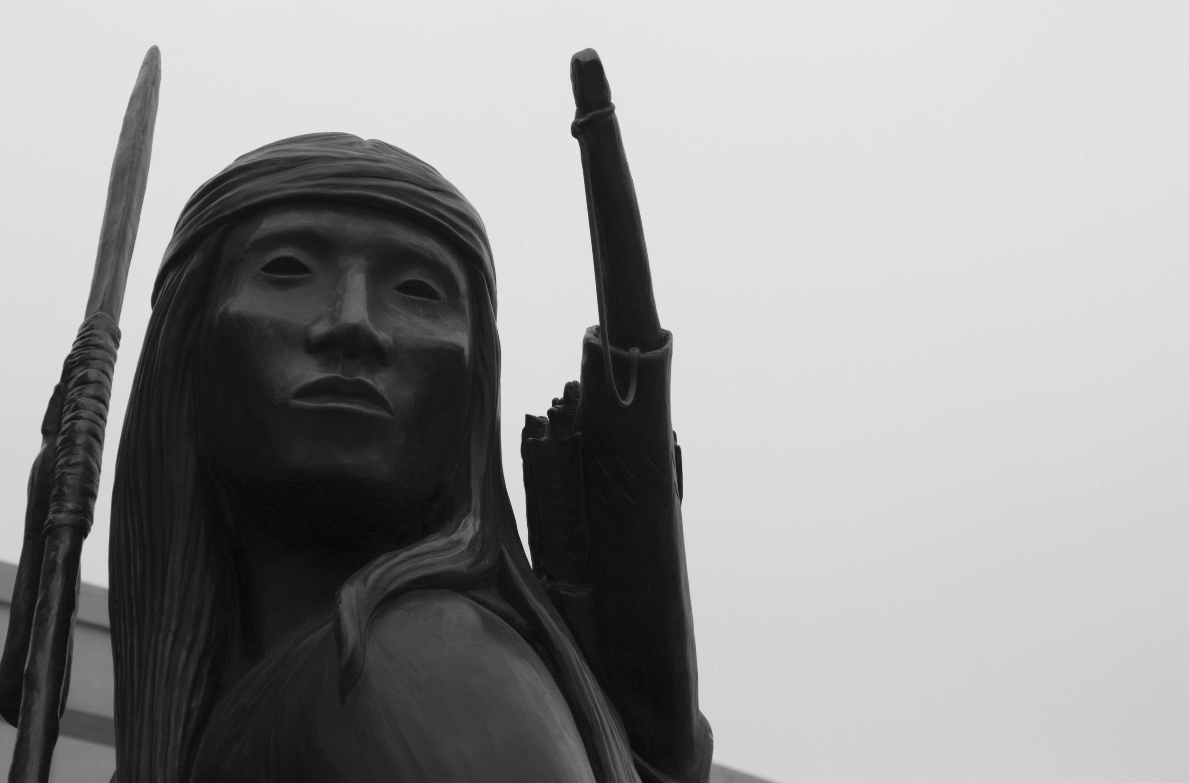 native american statue