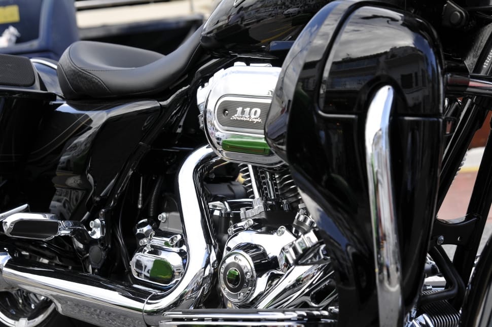 black and gray motorcycle preview