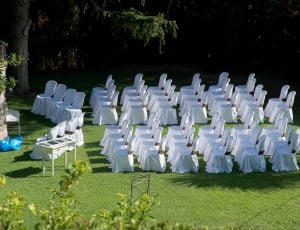 white chair cover and chair lot thumbnail