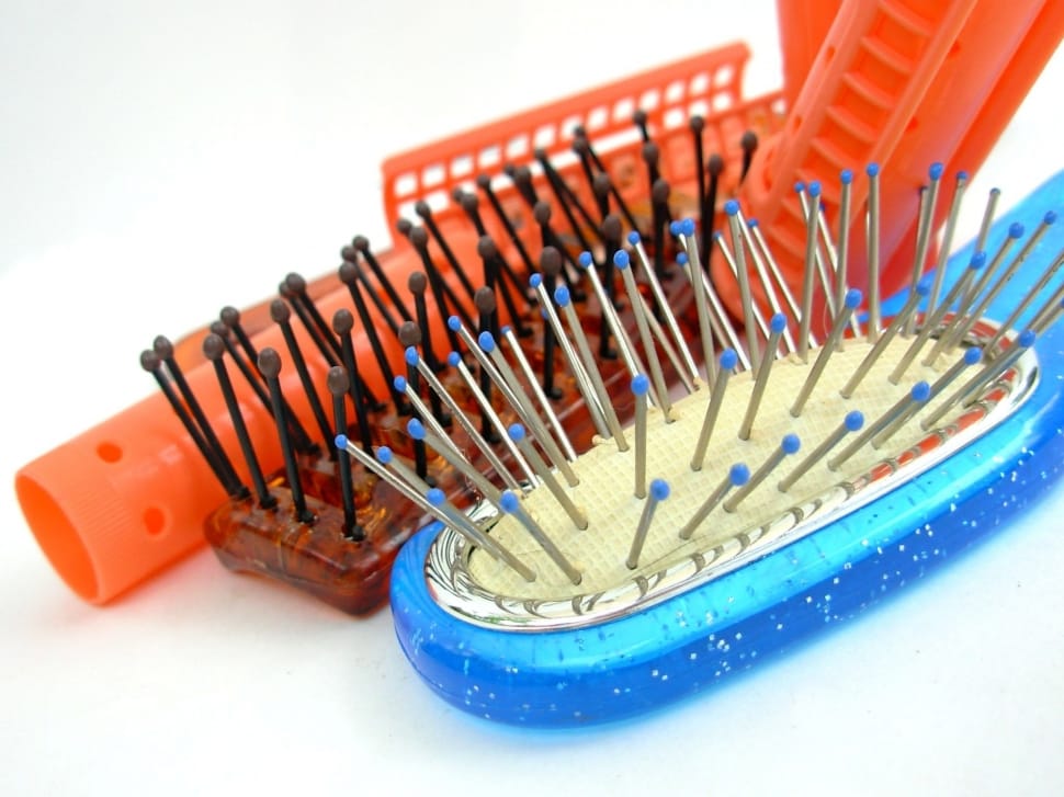 Comb, Hairbrush, Hair Comb, Brush, Hair, multi colored, close-up preview