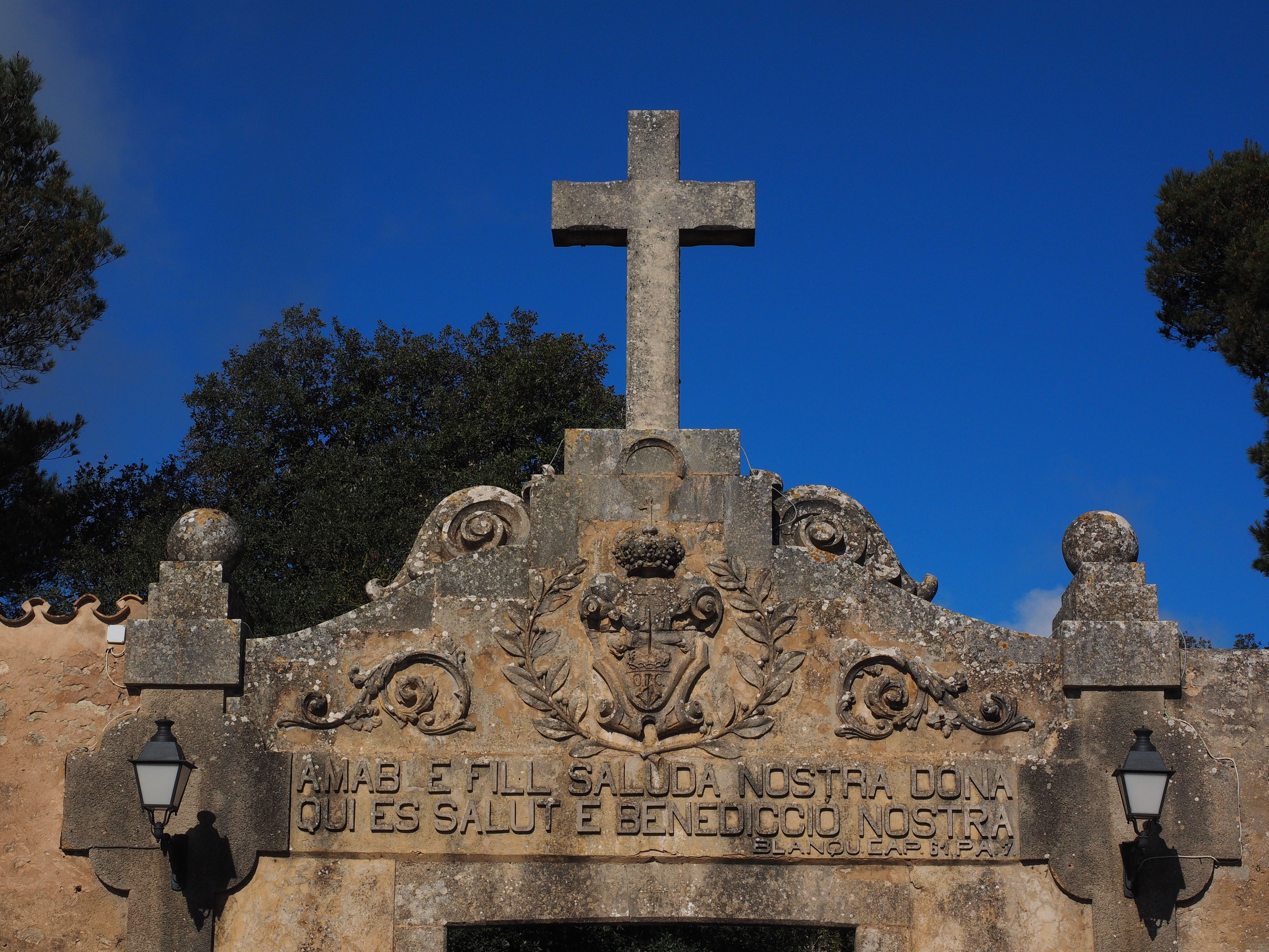Cross, Monastery Cura, Cura, Input, cross, cemetery