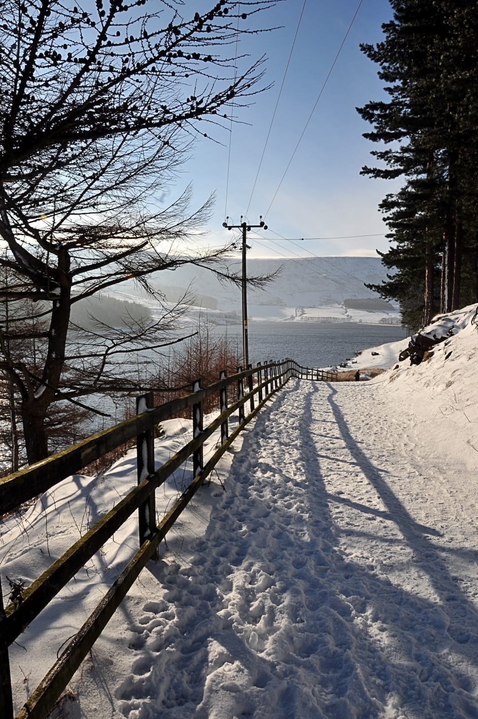 Forest Path, Near Dovestones Reservoir, winter, snow preview