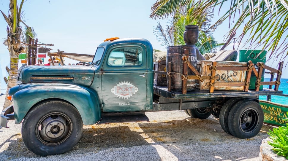 Mexico, Antique, Truck, Cozumel, Vintage, transportation, day preview