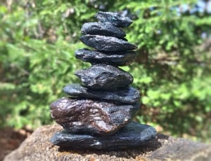 black pile of stones thumbnail