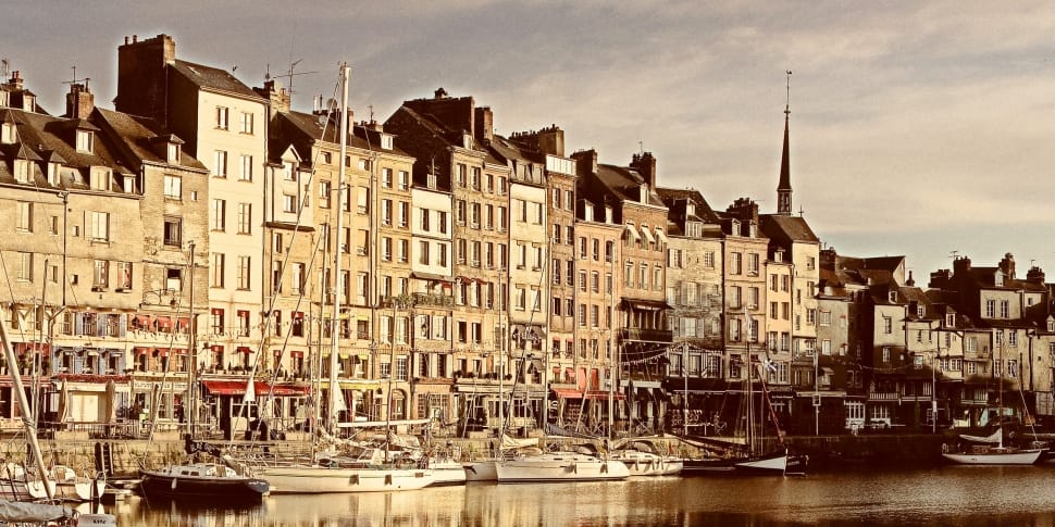 Sea, Normandy, Honfleur, France, Holiday, building exterior, architecture preview
