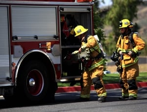 Fire Truck, Fire, Firefighters, danger, helmet thumbnail