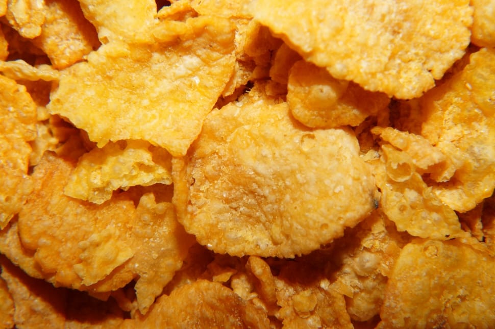 Macro, Breakfast, Eat, Cornflakes, food and drink, potato chip preview