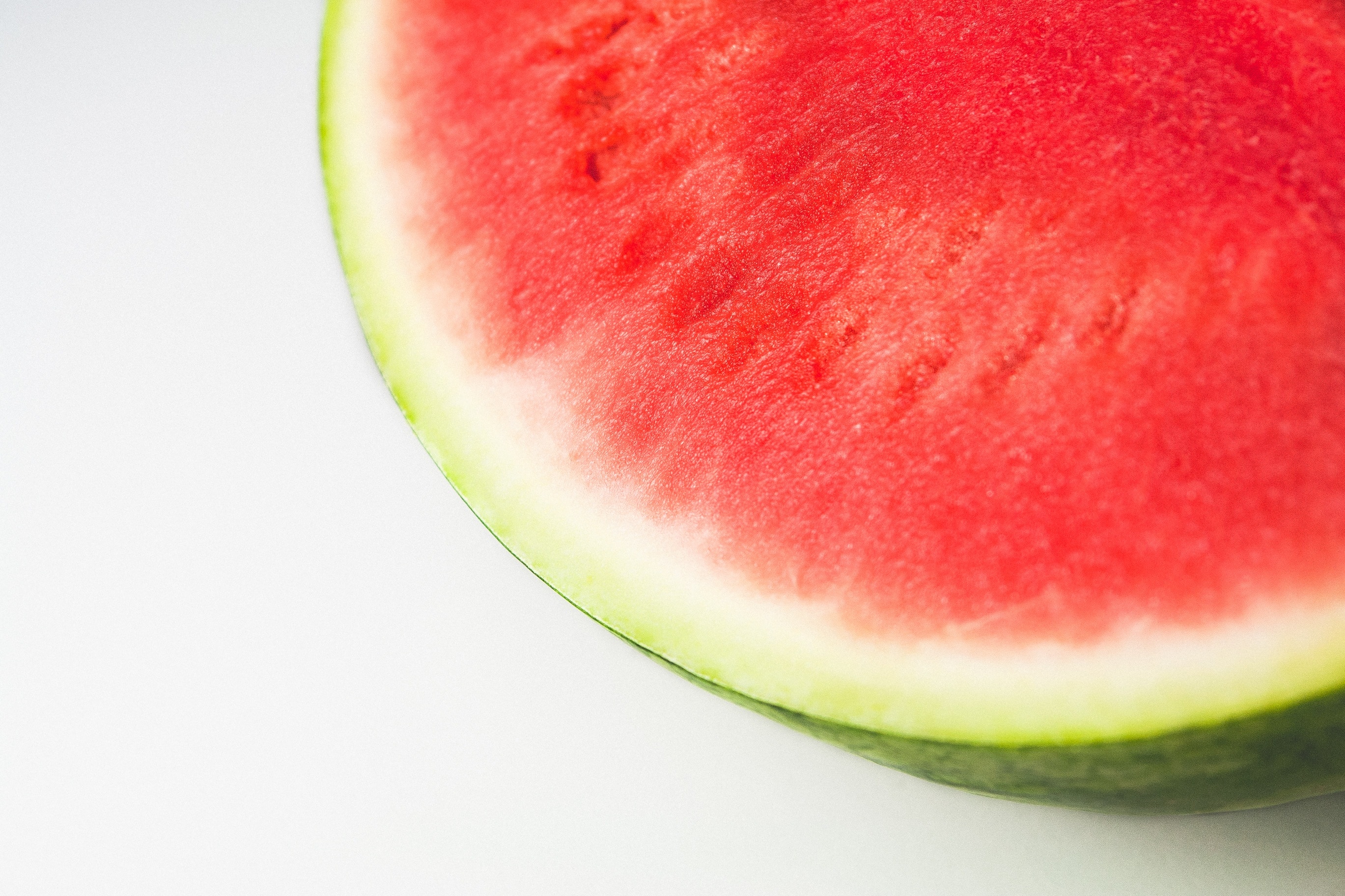 sliced watermelon in closeup shot