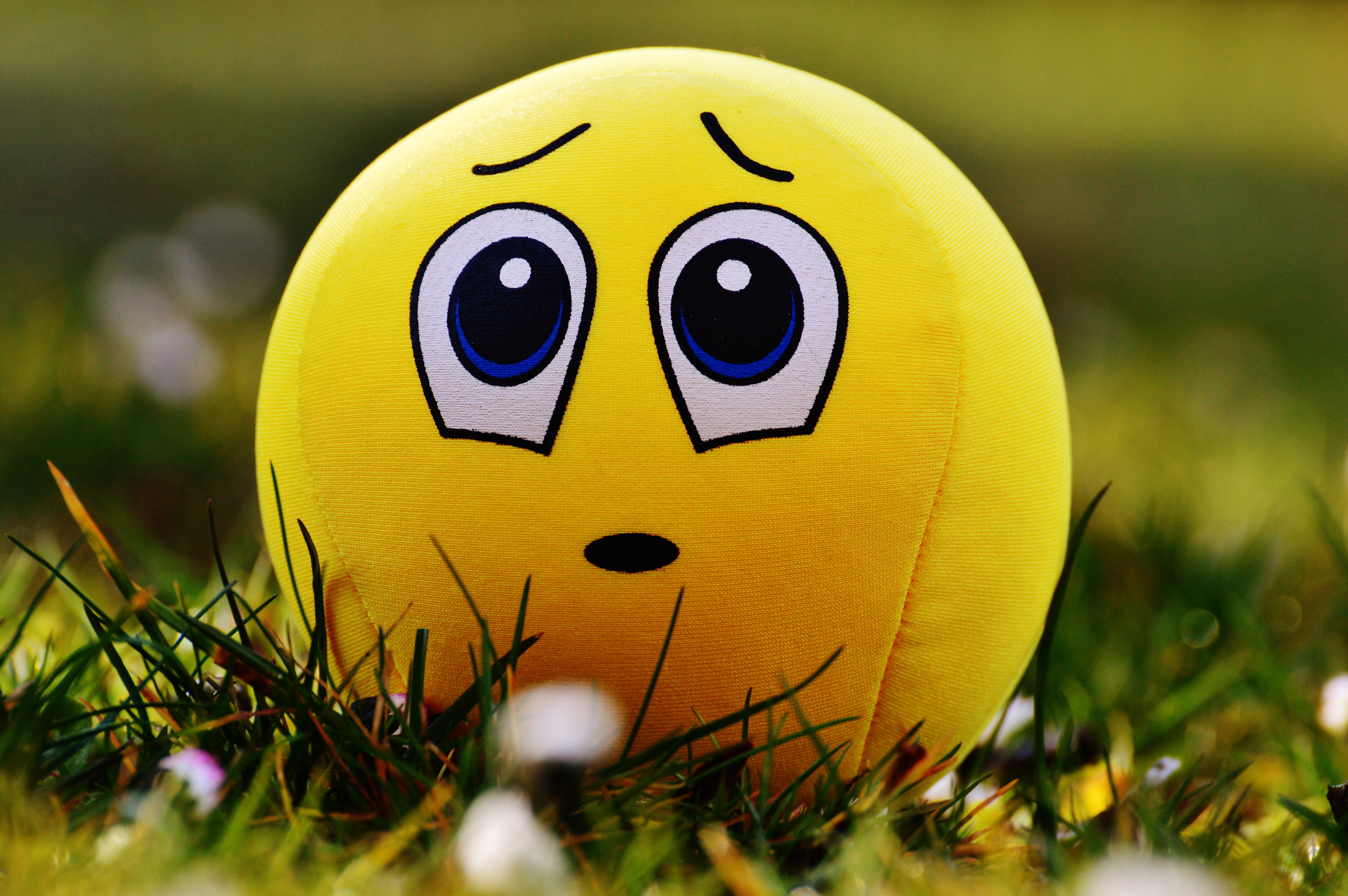 yellow sad emoji soft toy