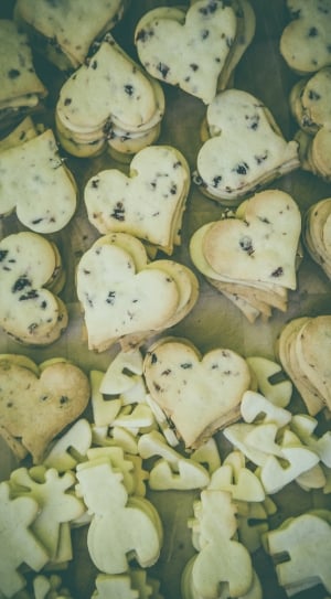 heart, shape, cookie, pastry, food and drink, food thumbnail